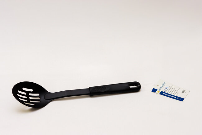 TG 11 1/2" Nylon Spoon Black Heat Resistant