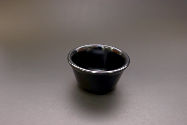 TG 4 oz 3 3/8" Smooth Ramekin Black
