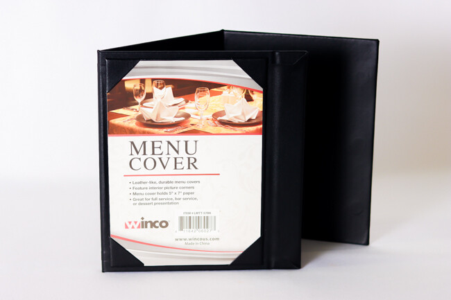 WC 5 X 7" Inserts Triple Panel Table Tent