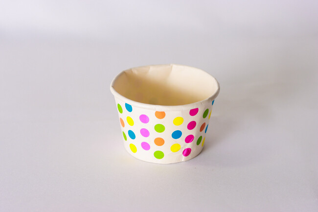 Froyo/Yocup Ice Cream Cup 8oz Orange/Rainbow/Pink 50/Bag