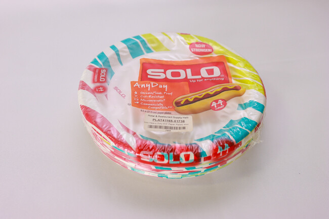 Solo Heavy Duty 8.5" Paper Plates 44ct