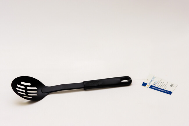 TG 11 1/2" Nylon Spoon Black Heat Resistant
