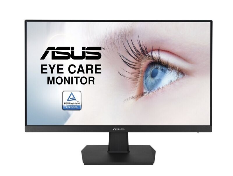 Mon ASUS VA24ECE Zwart / 23.8&quot; IPS 75HZ / HDMI, USB 3.2