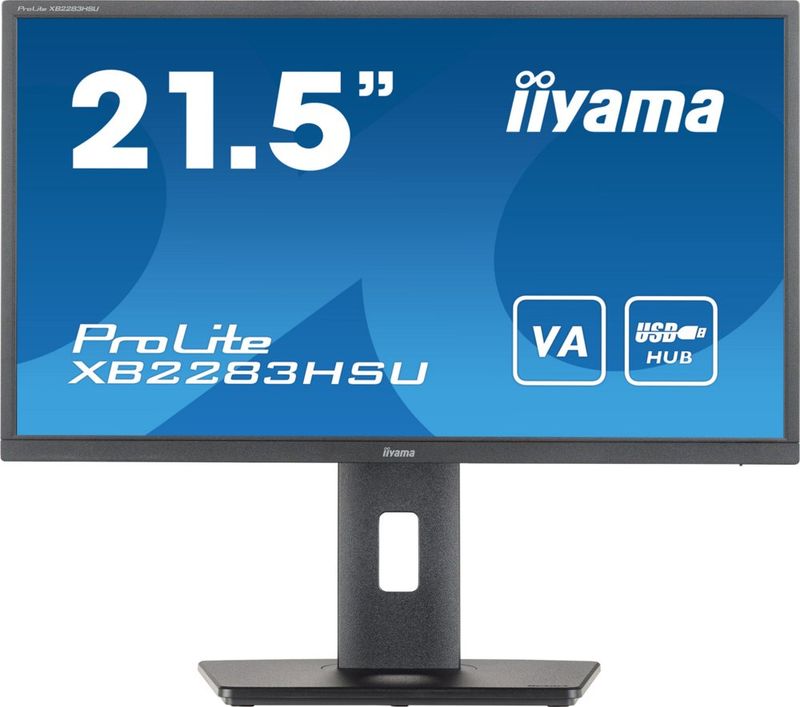 iiyama ProLite XB2283HSU-B1 computer monitor 54,6 cm (21.5&quot;) 1920 x 1080 Pixels Full HD LED Zwart RENEWED