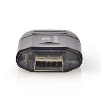 Nedis CRDRU2100BK | Geheugenkaartlezer | USB 2.0 | Zwart