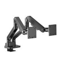 ACT AC8312 Premium | Verstelbare Monitor-bureaubeugel | Tot 35&quot; | Max 20kg | VESA 100x100 | 2 Monitoren