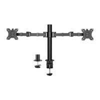 ACT AC8326 | Verstelbare Monitor-bureaubeugel | Tot 32&quot; | Max 12kg | VESA 100x100 | 2 Monitoren