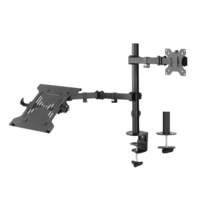 ACT AC8305 | Notebookstandaard tot 15.6&quot; &amp; Monitorarm tot 32&quot; | Zwart
