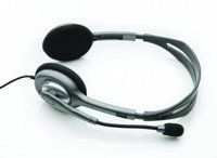 Logitech H110 | On-Ear Bedraade 3,5mm Koptelefoon met Microfoon | Zwart/Zilver