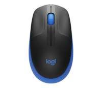 Logitech M190 | Draadloze Muis | Links- en Rechtshandig | RF | 1000 DPI | Zwart/Blauw