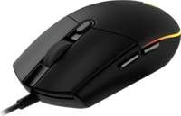 Logitech G203 Lightsync | Bekabelde Gaming Muis | Links- en Rechtshandig | USB-A | 8000 DPI | Zwart