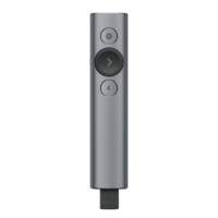 Logitech Spotlight Presenter | Draadloos | Bluetooth &amp; USB 2.4 GHz | Bereik tot 30 meter | Grijs