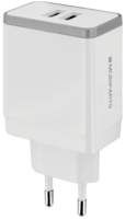 Mobiparts Wall Charger | Dual USB-A Oplader 12W / 2.4A | Wit