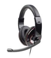Gembird MHS-001 | Bedrade On-Ear Headset USB-A | Zwart Gembird MHS-001 | Bedrade On-Ear Headset USB-A | Zwart