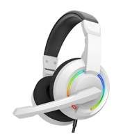 Baracuda HYDRA RGB Rainbow | Gaming Headset 3,5mm & USB | Wit Baracuda HYDRA RGB Rainbow | Gaming Headset 3,5mm & USB | Wit