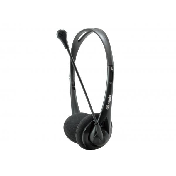Equip 245302 Chat Headset, Wired, Calls/Music, 20 - 22000 Hz, 96 g, Headset, Black