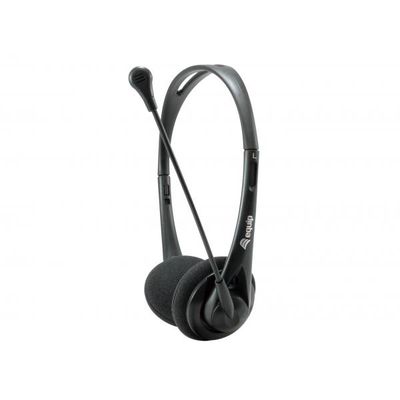 Equip 245302 Chat Headset, Wired, Calls/Music, 20 - 22000 Hz, 96 g, Headset, Black