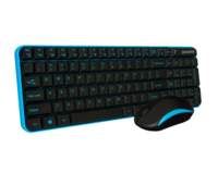 QWARE Wireless Waterford Toetsenbord + Muis Blauw QWARE Wireless Waterford Toetsenbord + Muis Blauw