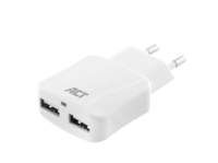 ACT AC2115 oplader voor mobiele apparatuur Wit Binnen ACT AC2115 oplader voor mobiele apparatuur Wit Binnen