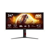 AOC CU34G4 | 34'' 3440x1440 VA | 180 Hz | 1 ms | DisplayPort &amp; HDMI | Curved Ultrawide Gaming Monitor