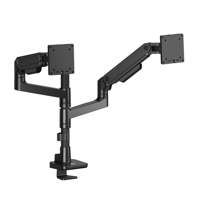 ACT AC8343 Premium | Verstelbare Monitor-bureaubeugel | Tot 49" | Max 20kg | VESA 100x100 | 2 Monitoren