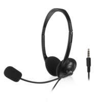 ACT AC9330 | On-Ear Headset met Microfoon | Zwart