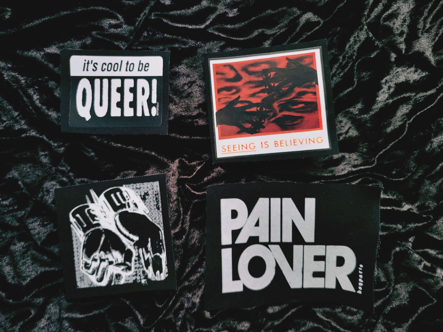 Stickers, Pins and Patches
