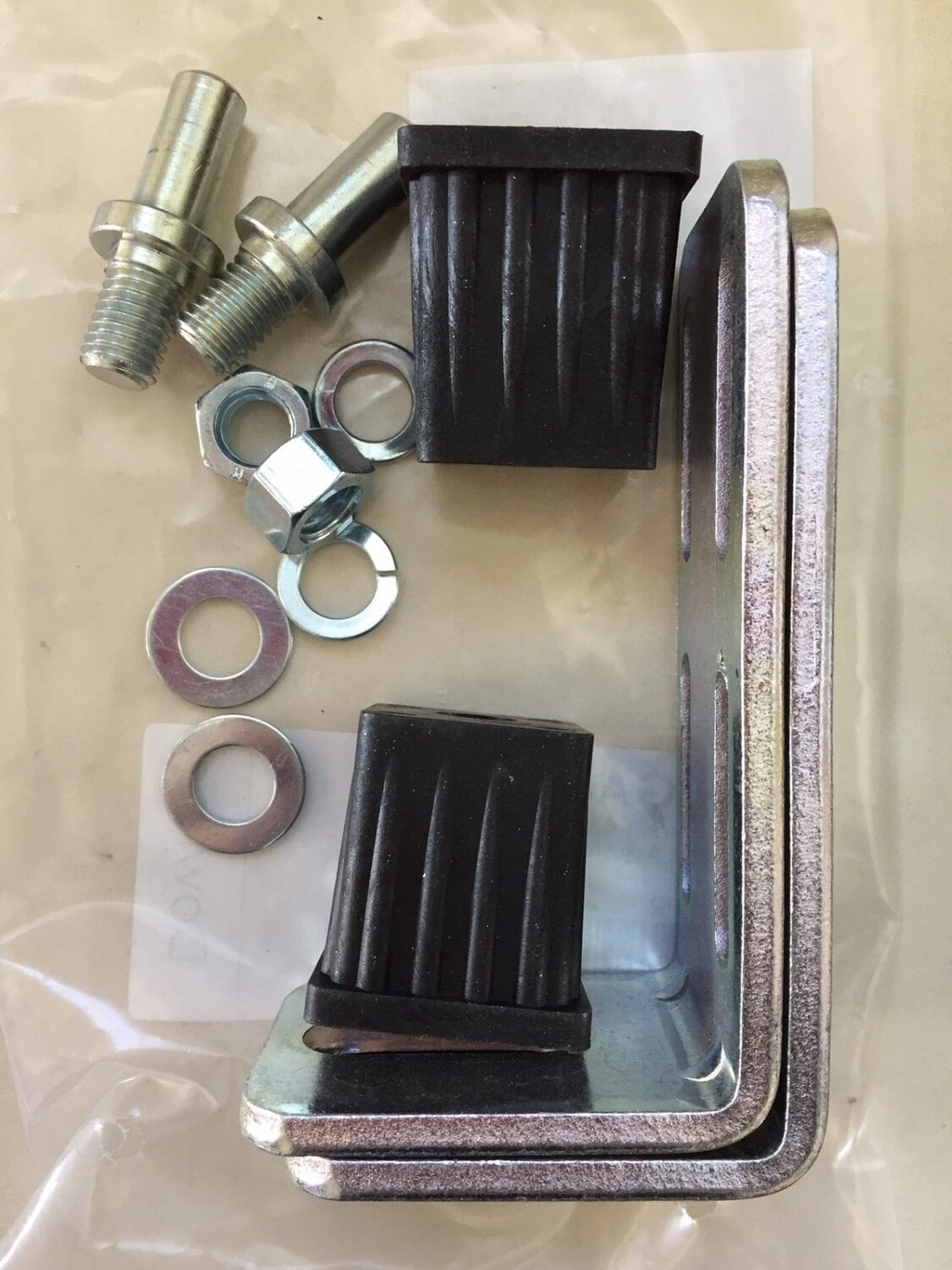 Pair of Heavy Duty L-Hinges, Size: 40mm