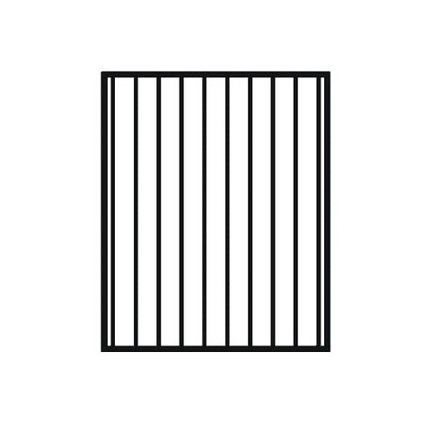 Tubular Aluminium Pedestrian Gates, Height: 1.2, Width: 1.0m, Style: Flat Top