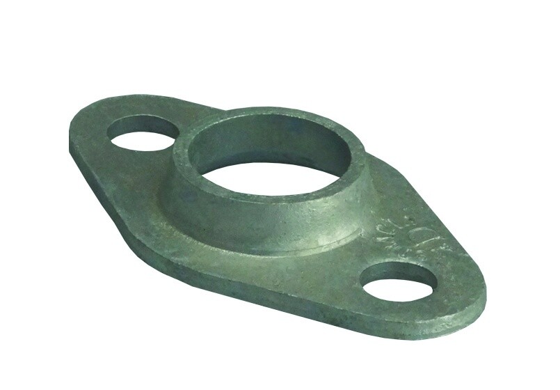 Flange Oval Galvanised, Size: 25nb