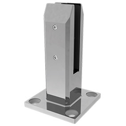 Stainless Steel Spigots Square Baseplated Including Cover Plate