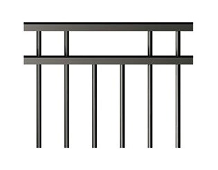 Tubular Aluminium Fence Panels