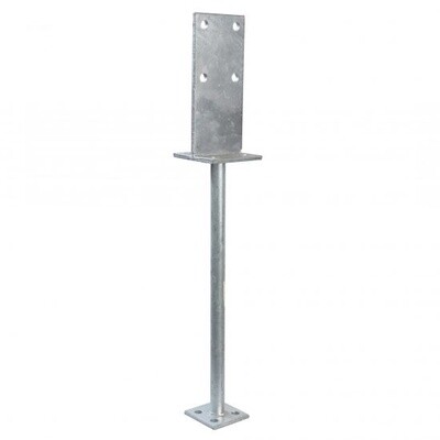 T BLADE POST SUPPORT GALVANISED 10.0mm WITH LEG