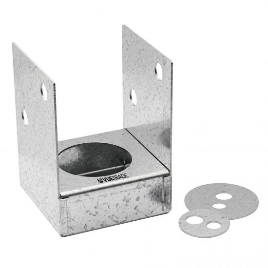 POST SUPPORT - BOLT DOWN, Size: 90mm
