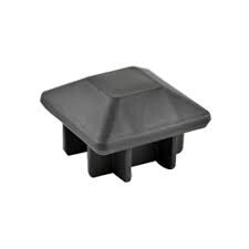 Plastic End Cap Raised Square, Finish: Raised Internal, Size: 50x50