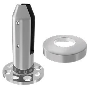 Stainless Steel Spigot Round Base Plated
