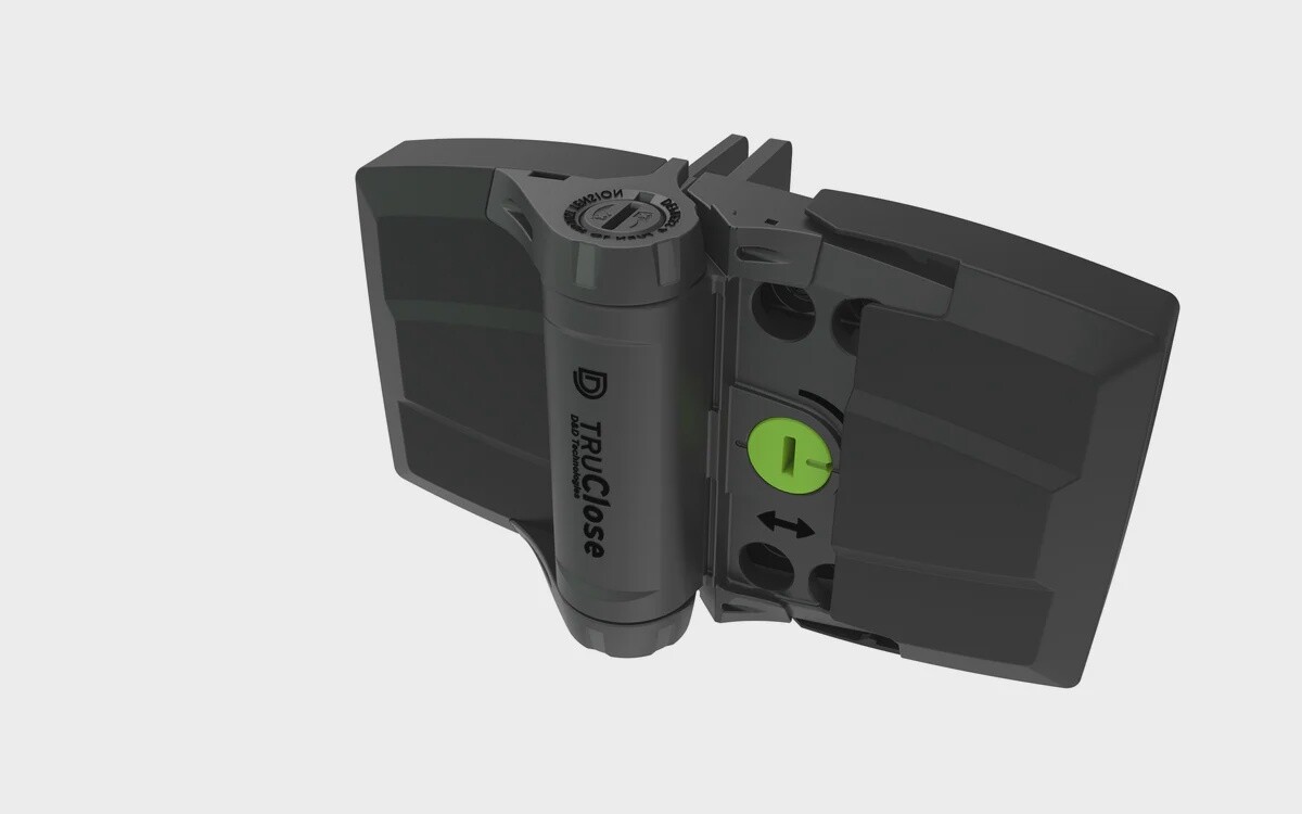 Pair of Tru Close Hinges Multi Adjust, Colour: Black