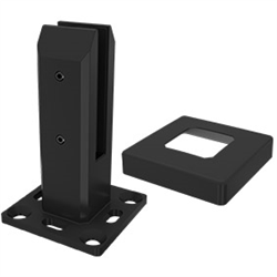 Glass Spigot Double Friction Base-Plated incl. Domical Cover