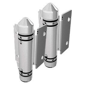 Glass Hinge Semi Frameless SS (Pair), Finish: Polished