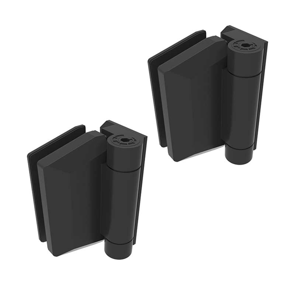 Glass to Wall/Post Hinge Set - Soft Close