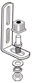 L-Hinge Adjustable, Quantity: Single