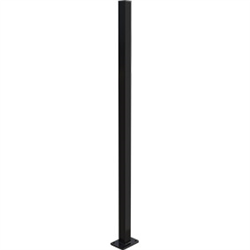Aluminium Base-Plated post  x 50mm x 1.6mm square