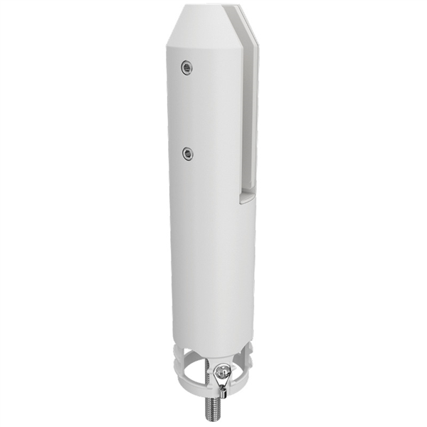 Glass Spigot Round Core-drilled, Finish: Matt White