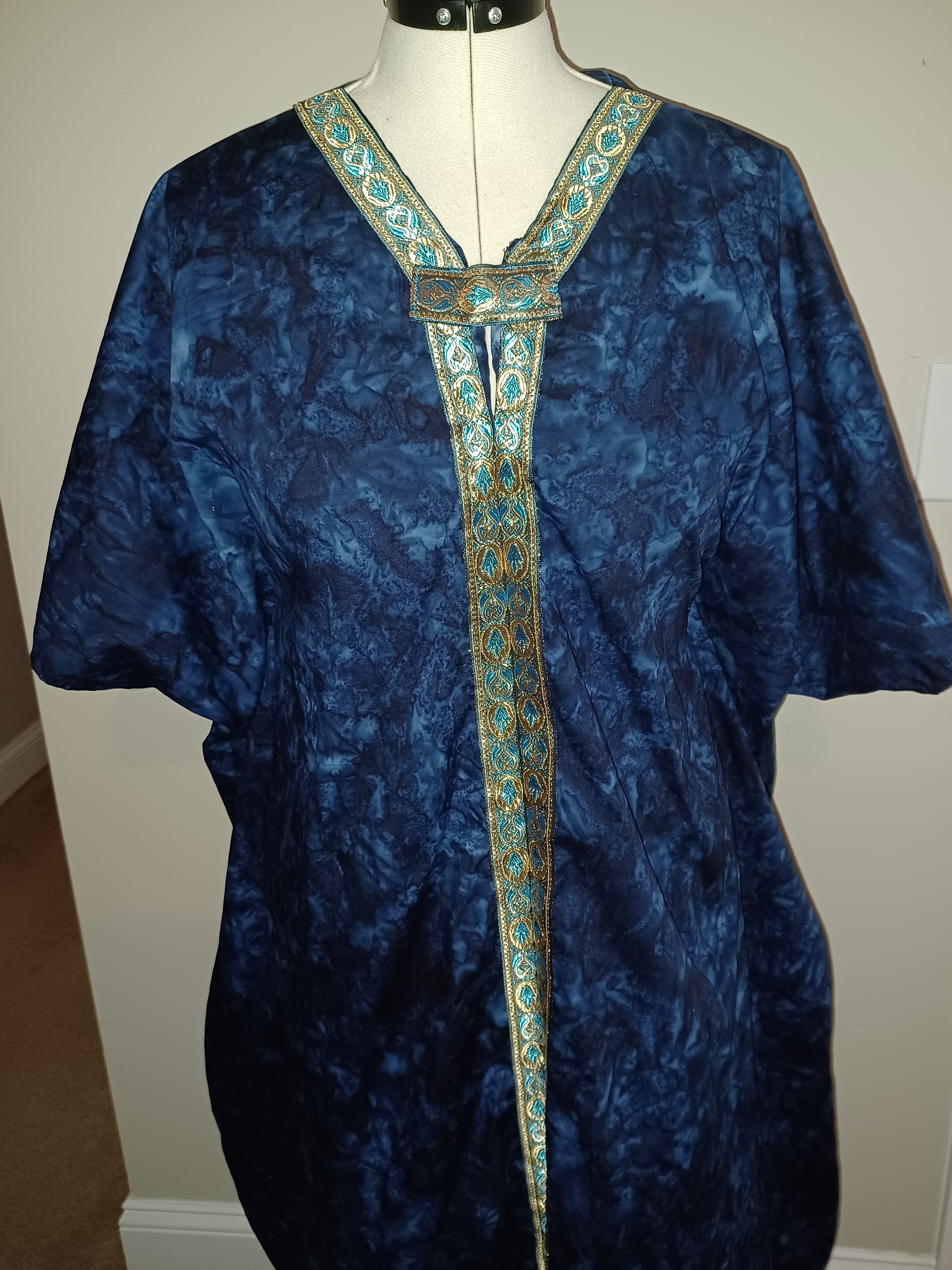 Signature Trim Batik Dress