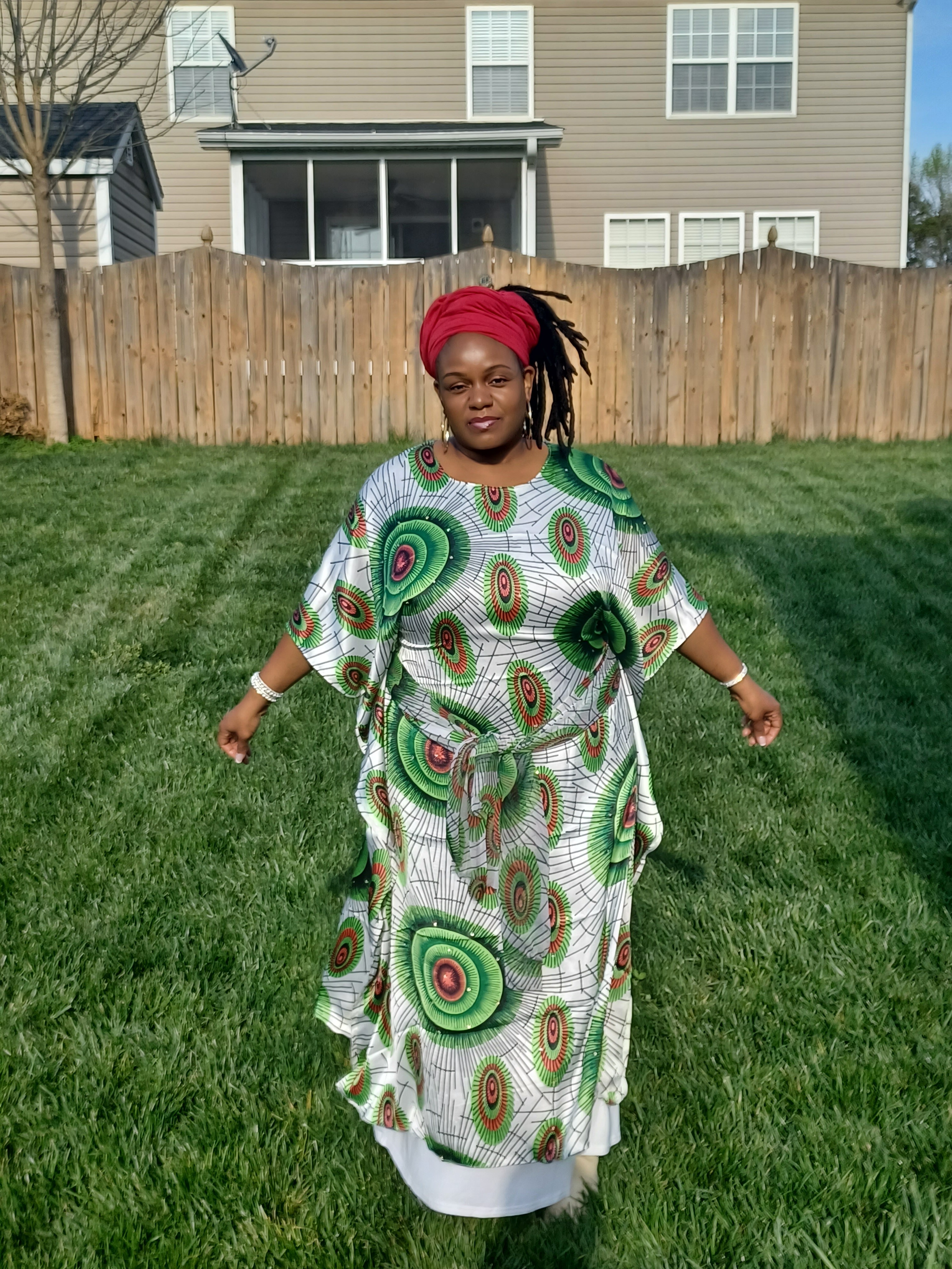 Signature Keyhole Kaftan Dress