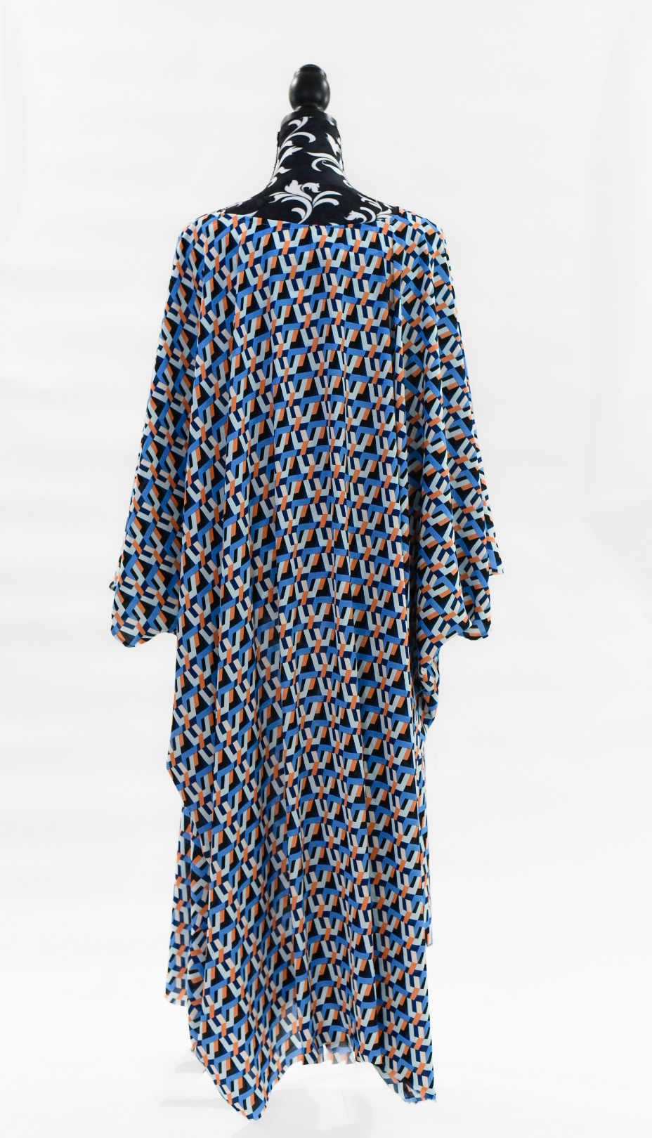 Signature Belted Kaftan Print Dress