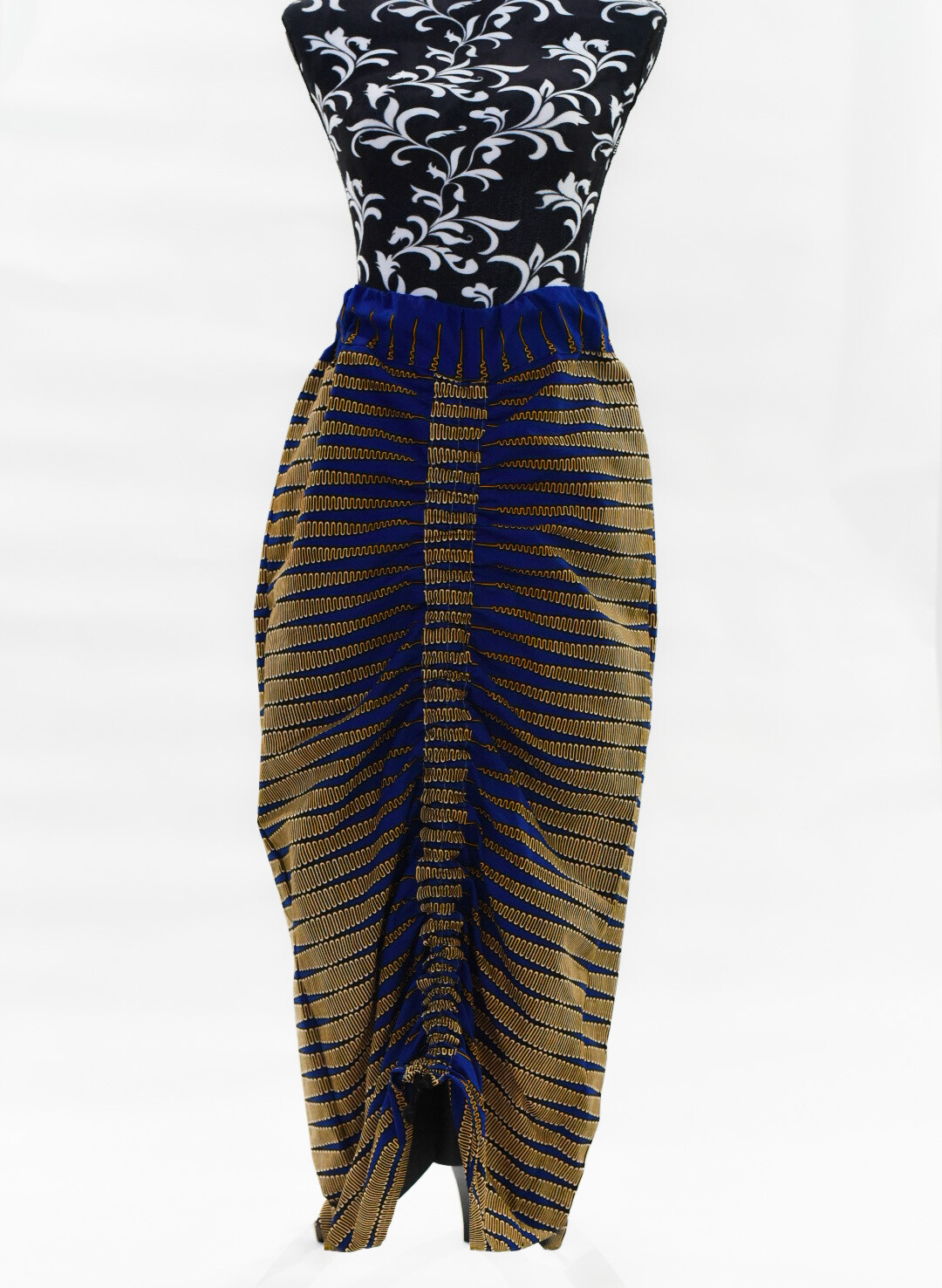 Signature Ruched Maxi Skirt