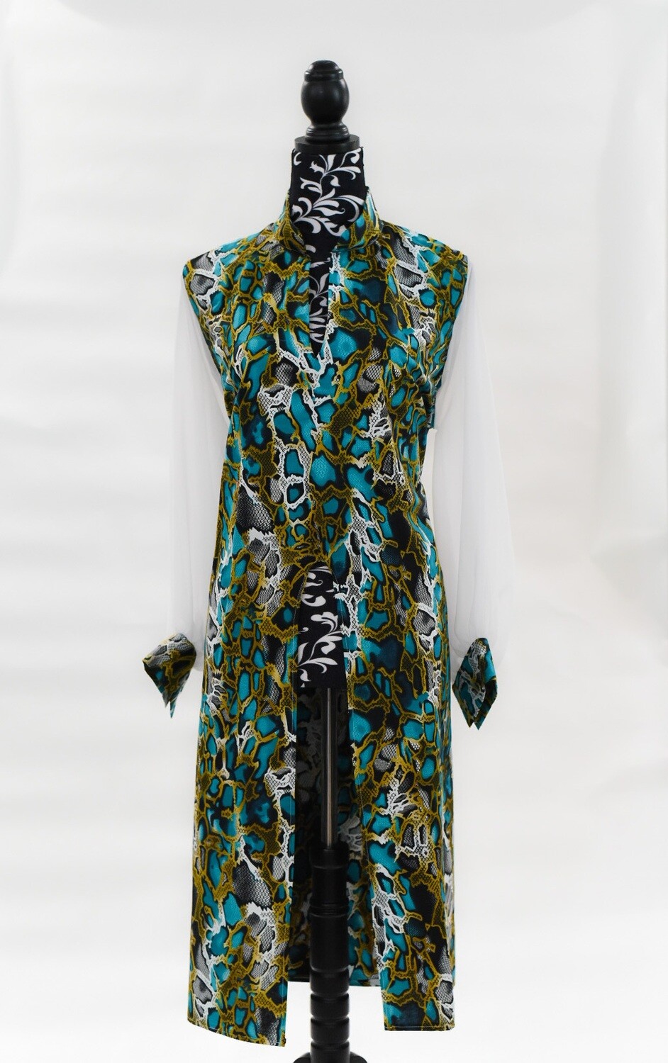 Signature Royal Front Slit Dress Overlay
