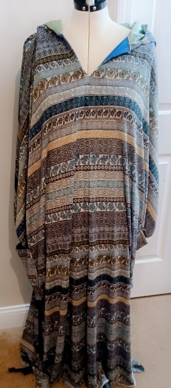 Signature Hooded Kaftan Dress