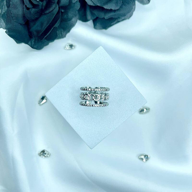 Bague Adrianna - Couleur Argent